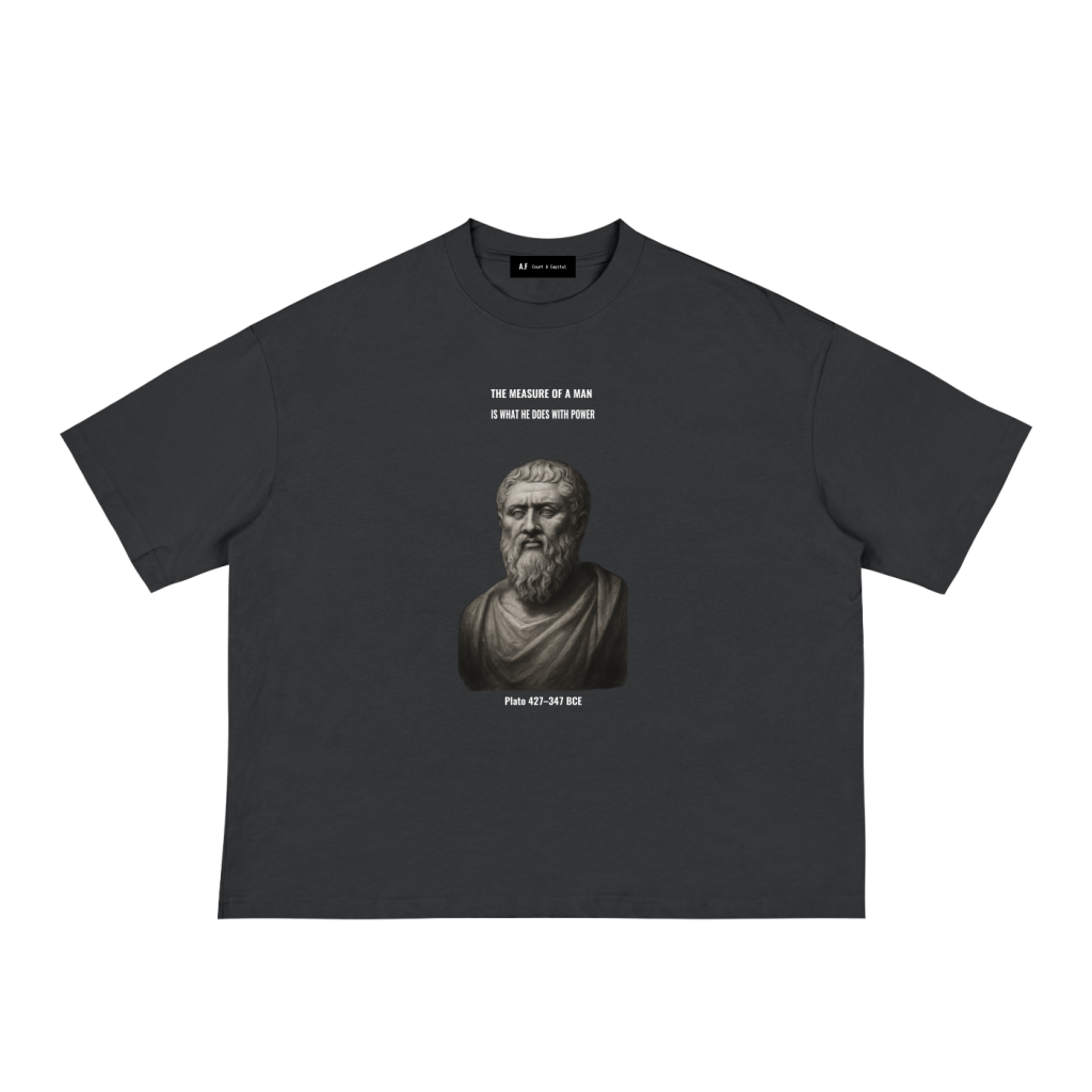 Plato Tee – “The Measure of a Man”